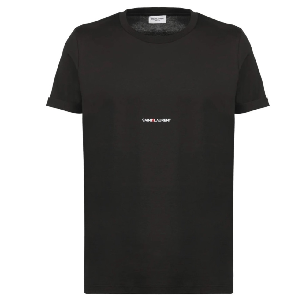 Saint Laurent logo Black Tee Men’s Medium